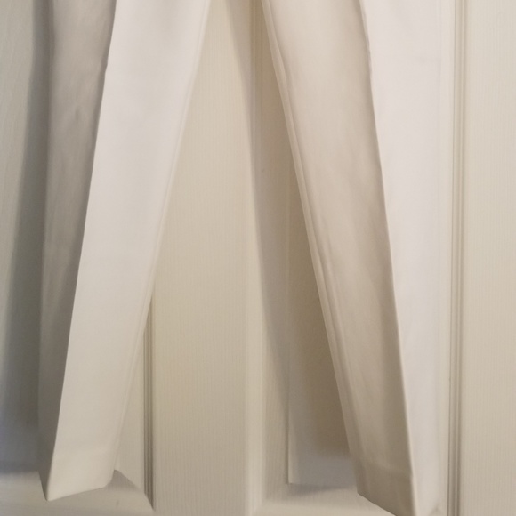 WHBM white trouser/pant bootcut 0S NWOT - Picture 2 of 7